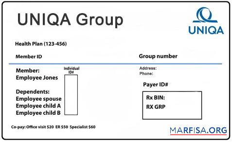 Downloadable Macedonia health insurance card template